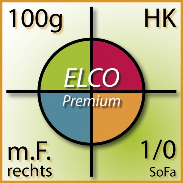 C5, ELCO Premium, m.F. rechts, HK, 100g, 1/0 Sonderfarbe