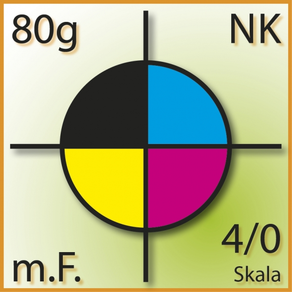 C5, m.F., NK, ASK, 80g, 4/0 Skala