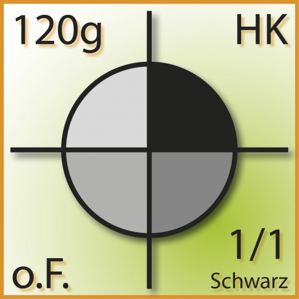 B4, o.F., HK, 120g, 1/1 Schwarz