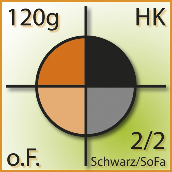 B4, o.F., HK, 120g, 2/2 Sonderfarbe