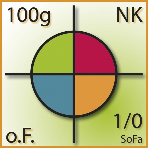 C4, o.F., NK, 100g, 1/0 Sonderfarbe