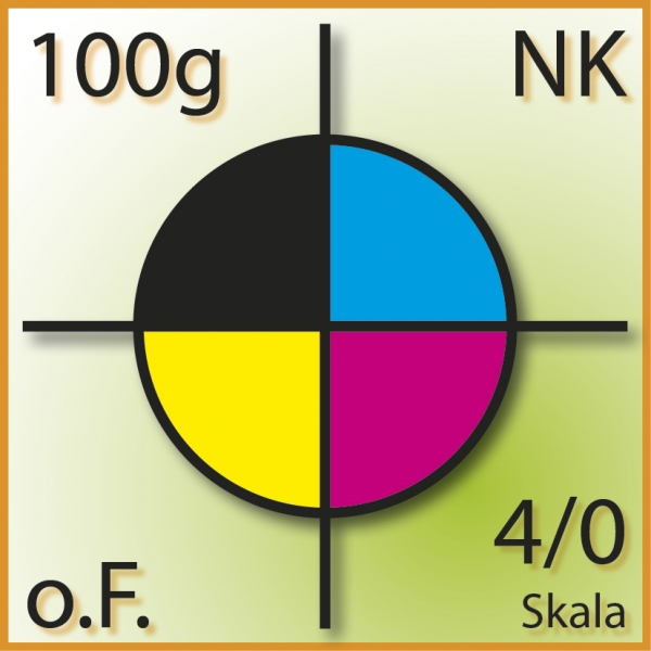 C4, o.F., NK, 100g, 4/0 Skala