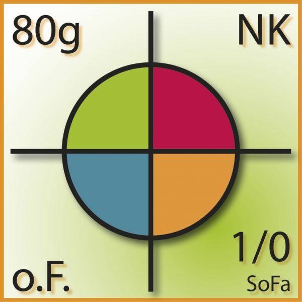 Kompakt, 235 x 125, o.F., NK, ASK, 80g, 1/0 Sonderfarbe